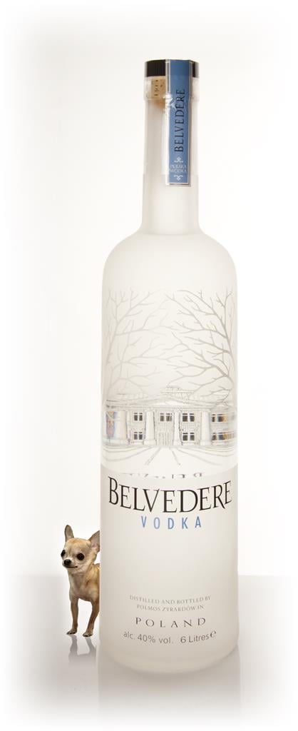 Belvedere Vodka with Light 6l (No Box / Torn Label) Plain Vodka