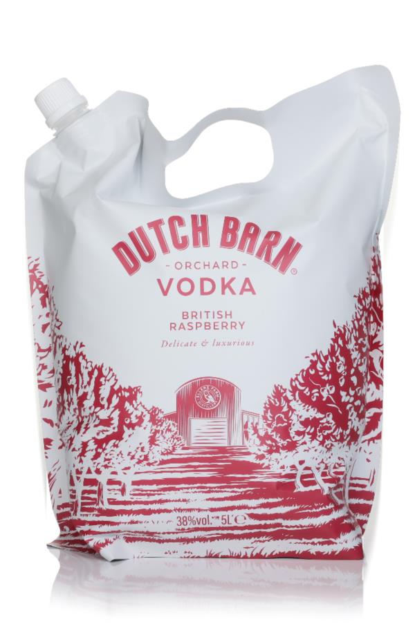 Dutch Barn British Raspberry Vodka Pouch (5L) Flavoured Vodka Dutch Barn British Raspberry Vodka Pouch (5L) Flavoured Vodka