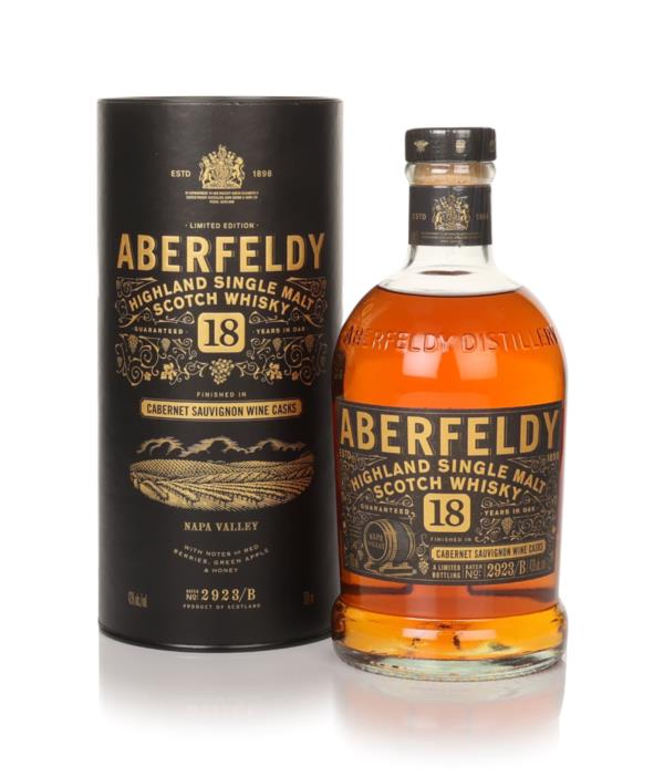 Aberfeldy 18 Year Old - Napa Valley Cabernet Sauvignon Wine Casks Single Malt Whisky