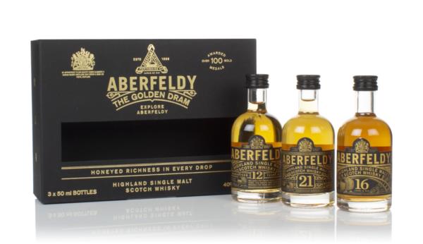 Aberfeldy The Golden Dram Miniatures Tasting Collection (3 x 50ml) Single Malt Whisky