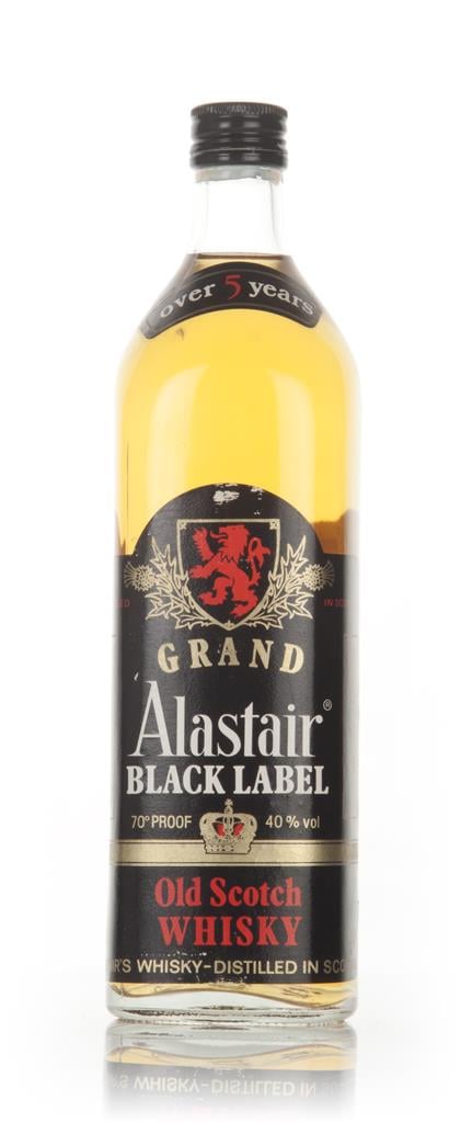 Grand Alastair 5 Year Old Black Label - 1980s Blended Whisky