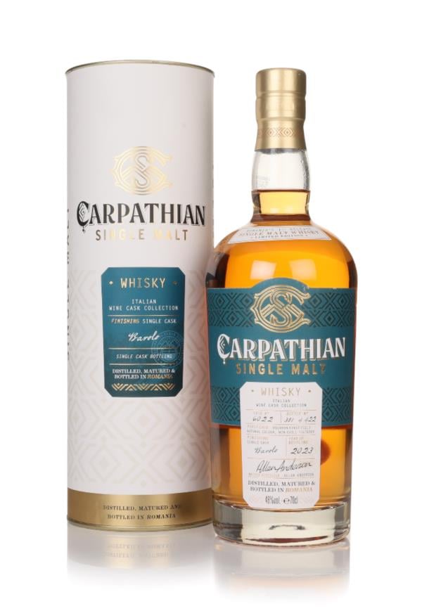Carpathian Single Malt Barolo Cask Finish - Italian Wine Cask Collecti Single Malt Whiskie