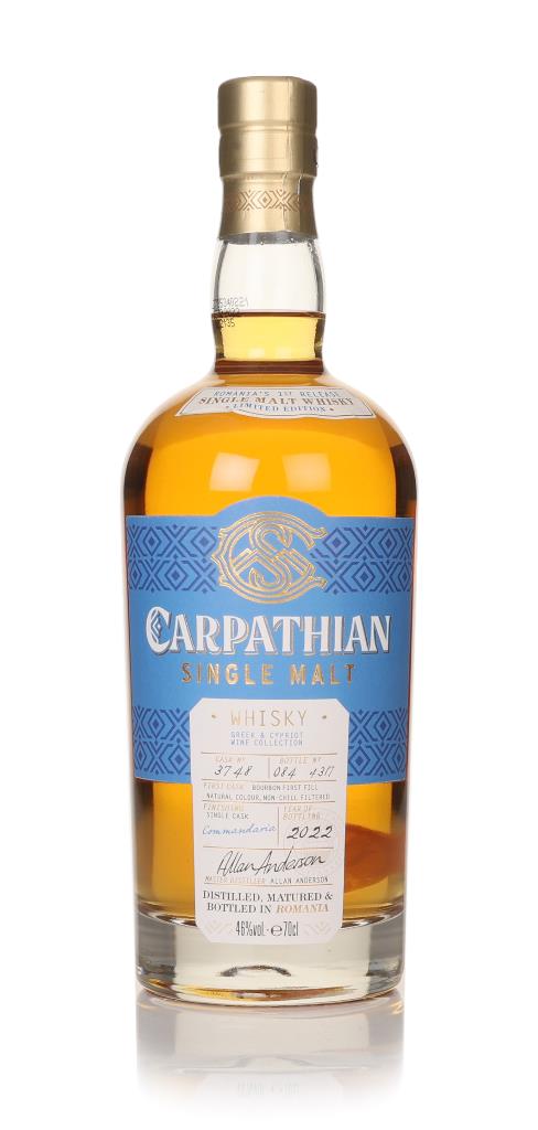 Carpathian Single Malt Commandaria Cask Finish - Greek & Cypriot Wine Single Malt Whiskie