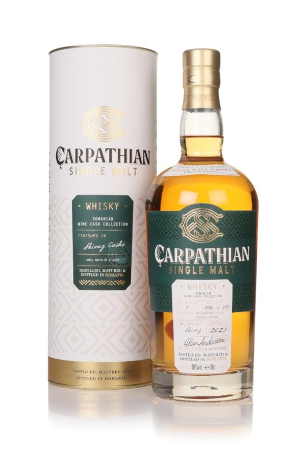 Alexandrion Saber White Carpathian Single Malt Shiraz Cask Finish - Romanian Wine Cask Collect Single Malt Whiskie