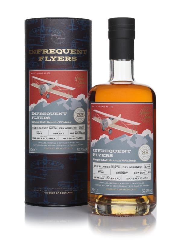 Alistair Walker Undisclosed Orkney 22 Year Old 2003 (Cask 5748) - Infrequent Flyers (A Single Malt Whisky