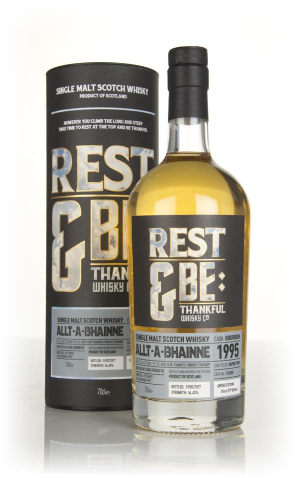 Allt-a-Bhainne 21 Year Old 1995 (cask 125305) (Rest & Be Thankful) Single Malt Whisky