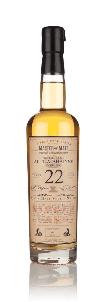 Allt-a-Bhainne 22 Year Old 1992 - Single Cask (Master of Malt) Single Malt Whisky