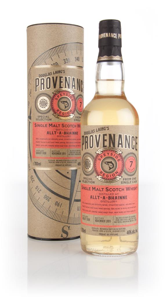 Allt-a-Bhainne 7 Year Old 2008 (cask 10985) - Provenance (Douglas Lain Single Malt Whisky