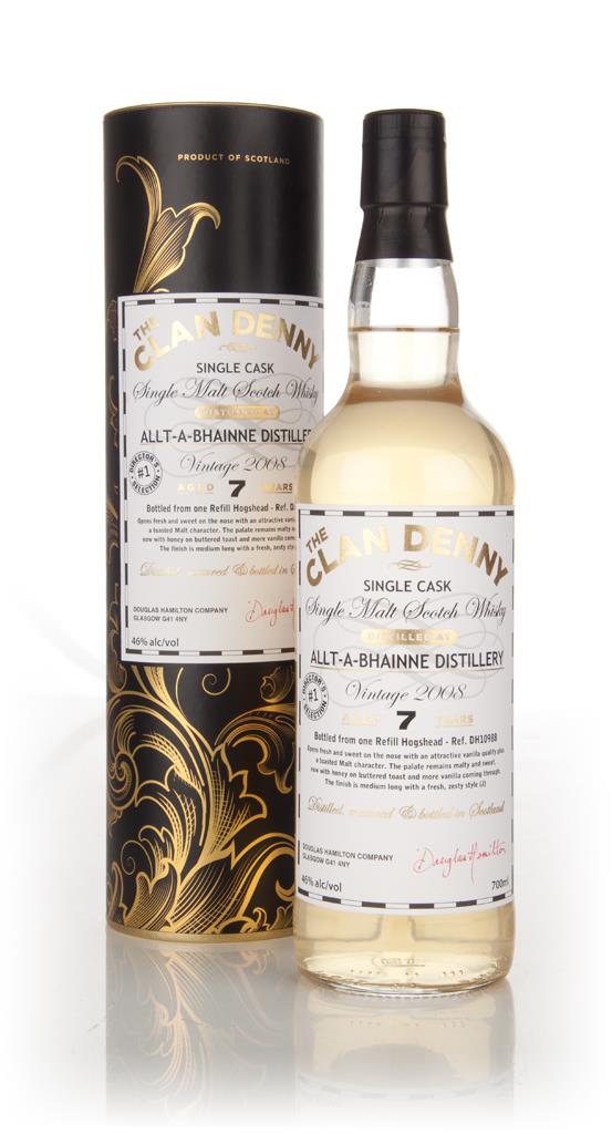 Allt-a-Bhainne 7 Year Old 2008 (cask 10988) - The Clan Denny (Douglas Single Malt Whisky