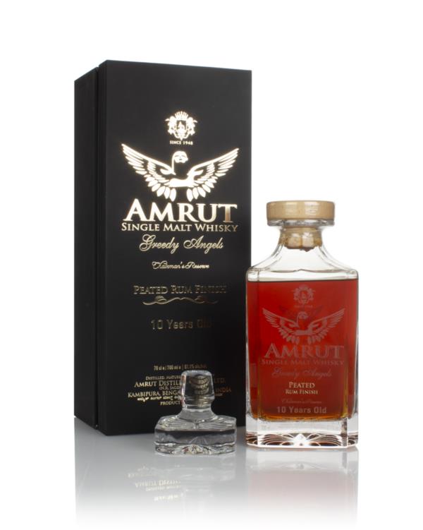 Amrut 10 Year Old Greedy Angels Peated Rum Cask Single Malt Whisky