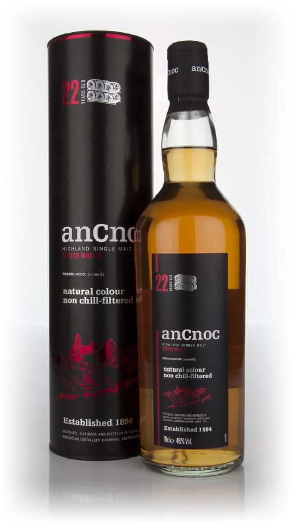 anCnoc 22 Year Old Single Malt Whisky