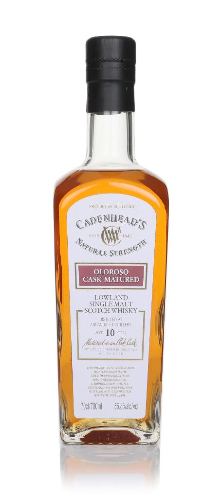 Annandale 10 Year Old 2015 - Cadenhead's Natural Strength Single Malt Whisky