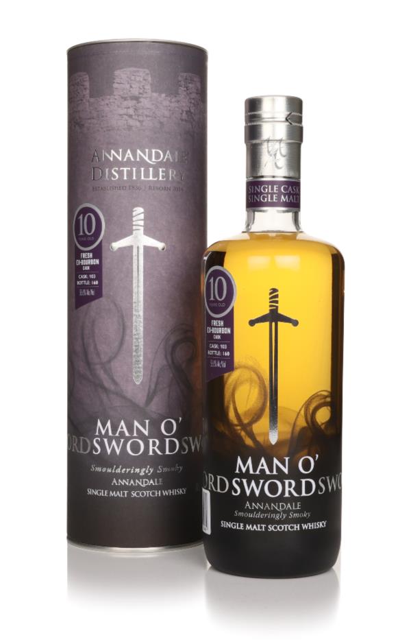 Annandale Man OSword 10 Year Old 2014 - Bourbon Cask (cask 103) Single Malt Whisky