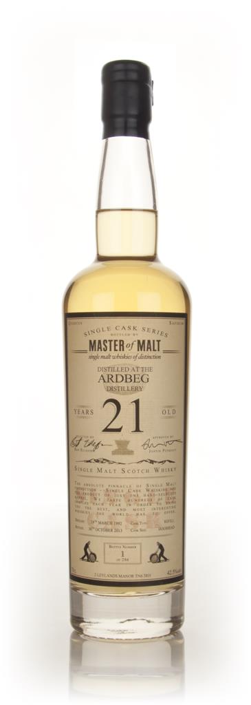 Ardbeg 21 Year Old 1992 - Single Cask (Master of Malt) Single Malt Whisky
