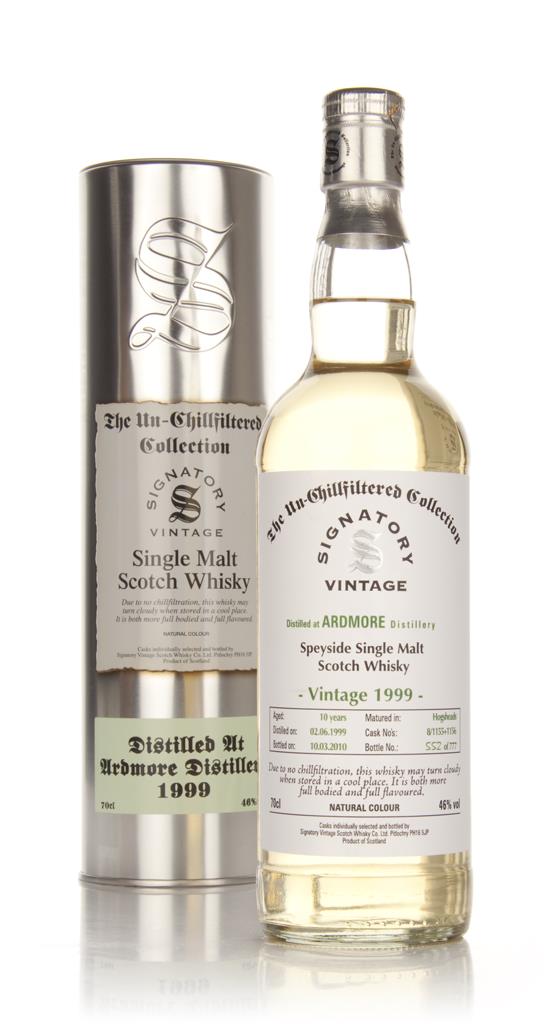 Ardmore 10 Year Old 1999 - Un-Chillfiltered (Signatory) Single Malt Whisky