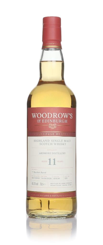 Ardmore 11 Year Old 2014  - Woodrow's of Edinburgh Single Malt Whisky