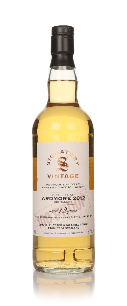 Ardmore 12 Year Old 2012 - 100 Proof Edition #21 (Signatory) Single Malt Whisky