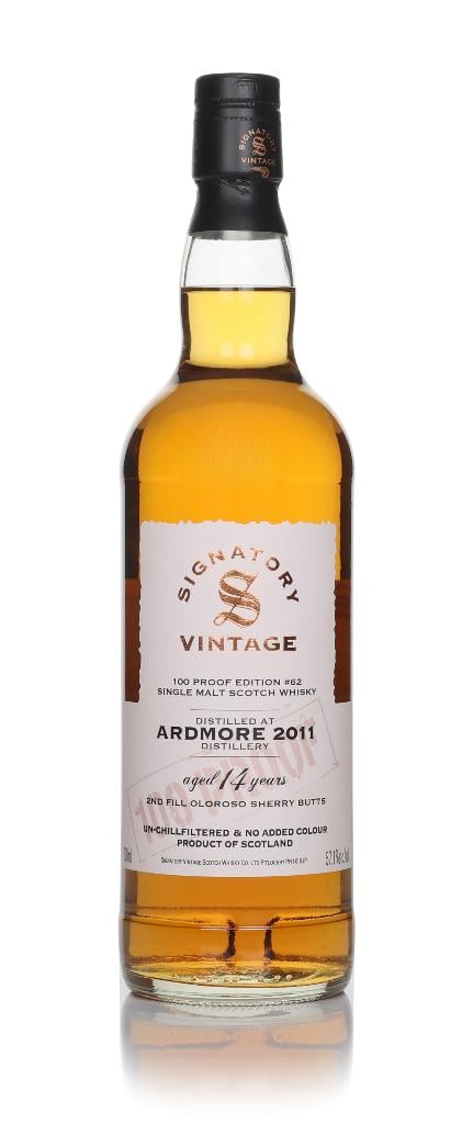 Ardmore 14 Year Old 2011 - 100 Proof Edition #62 (Signatory) Single Malt Whisky
