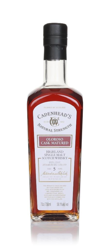 Ardnamurchan 5 Year Old 2019 - Cadenhead's Natural Strength Single Malt Whisky