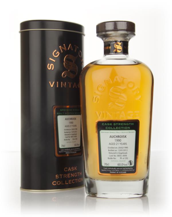 Auchroisk 21 Year Old 1990 - Cask Strength Collection (Signatory) Single Malt Whisky
