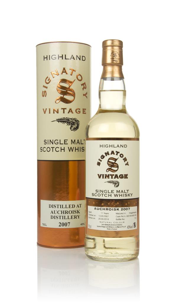 Auchroisk 11 Year Old 2007 (casks 803194 & 803195) - Signatory Single Malt Whisky