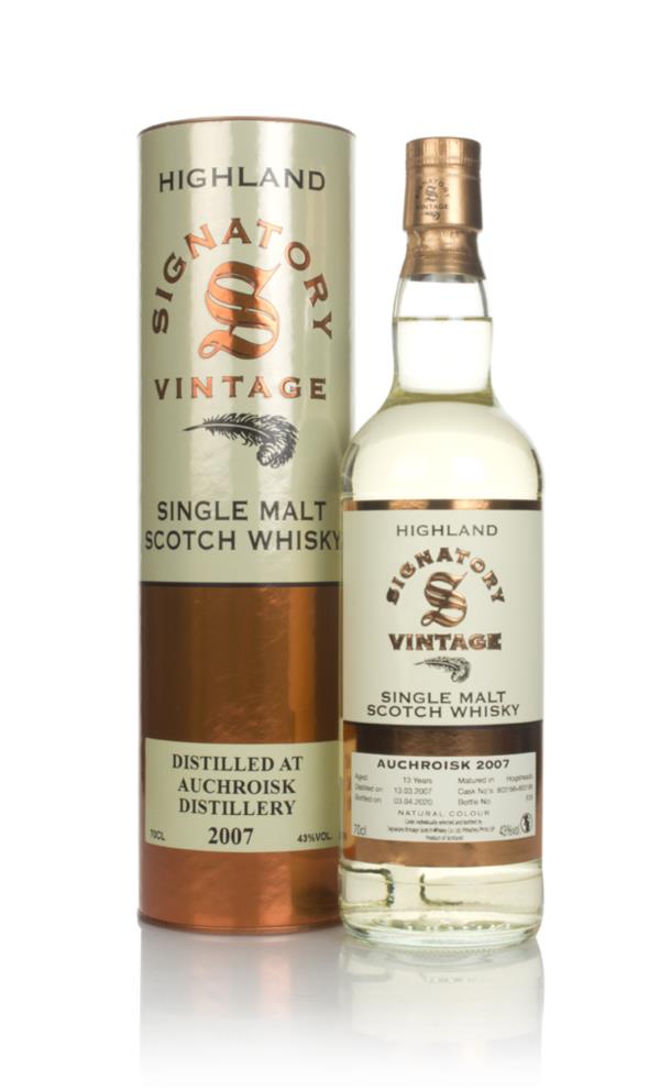 Auchroisk 13 Year Old 2007 (casks 803198 & 803199) - Signatory Single Malt Whisky