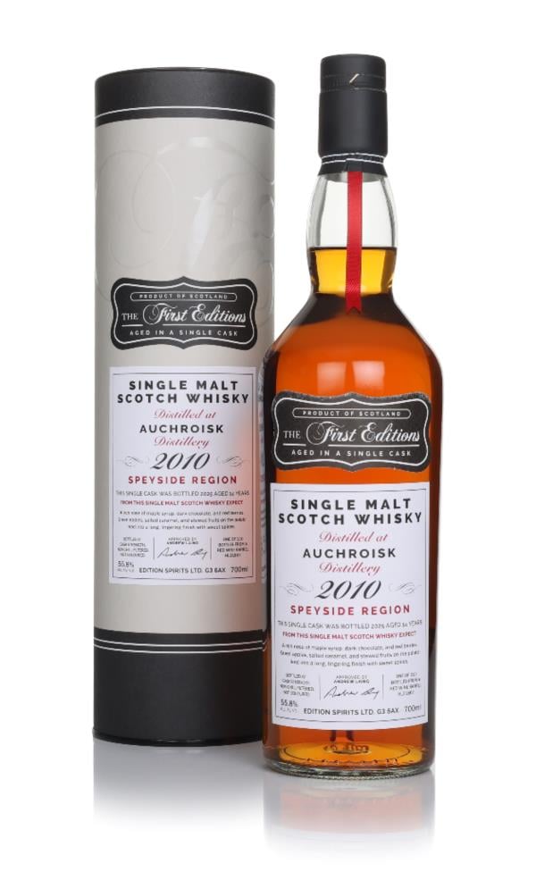 Auchroisk 14 Year Old 2010 (cask 21876) - The First Editions (Hunter L Single Malt Whisky