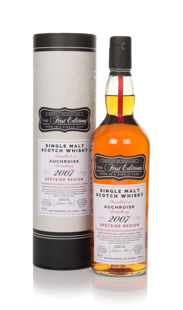 Auchroisk 16 Year Old 2007 (cask 20605) - The First Editions (Hunter L Single Malt Whisky
