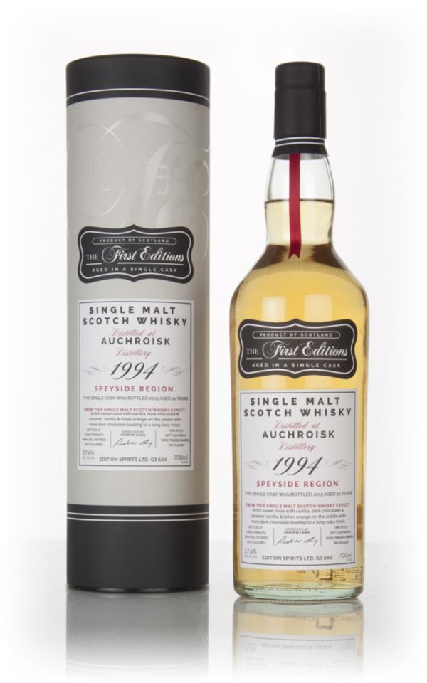 Auchroisk 21 Year Old 1994 (cask 12126) - The First Editions (Hunter L Single Malt Whisky