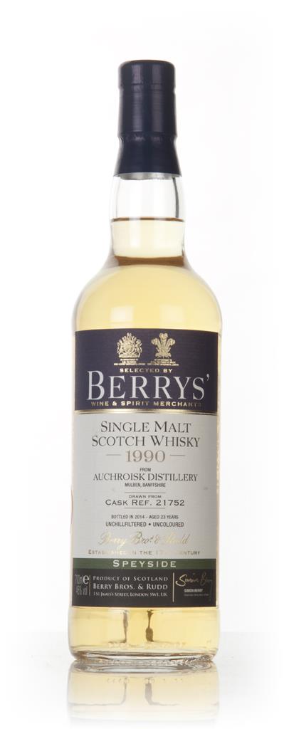 Auchroisk 23 Year Old 1990 (cask 21752) (Berry Bros. & Rudd) Single Malt Whisky