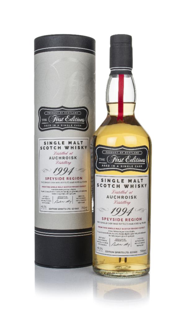 Auchroisk 24 Year Old 1994 (cask 15396) - The First Editions (Hunter L Single Malt Whisky