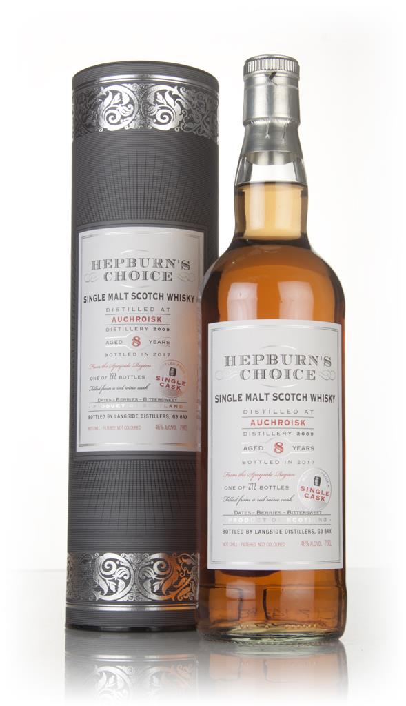 Auchroisk 8 Year Old 2009 - Hepburn's Choice (Langside) Single Malt Whisky