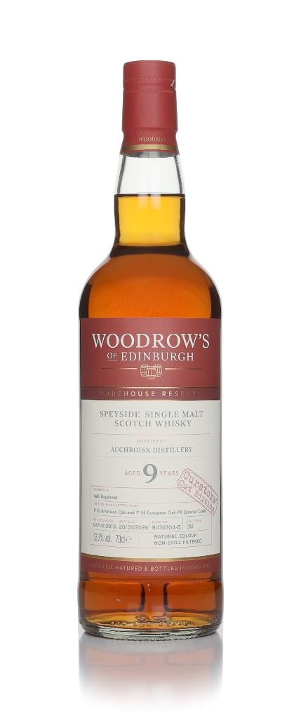 Auchroisk 9 Year Old 2016 (cask 807630A-B) - Woodrows of Edinburgh Single Malt Whisky