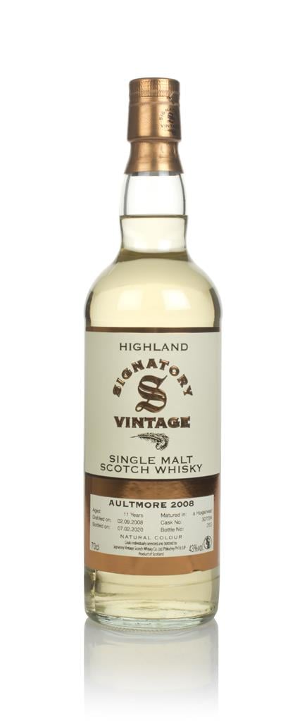 Aultmore 11 Year Old 2008 (cask 307294) - Signatory Single Malt Whisky