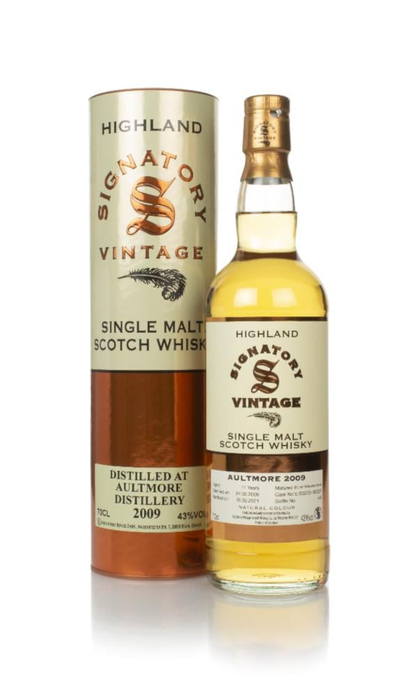 Aultmore 11 Year Old 2009 (casks 303223 & 303227) - Signatory Single Malt Whisky