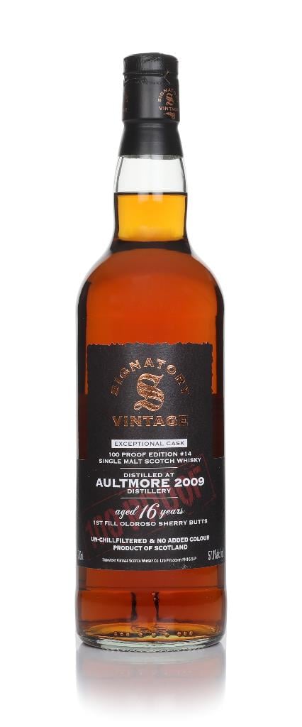Aultmore 16 Year Old 2009 Exceptional Cask - 100 Proof Edition #14 (Si Single Malt Whisky