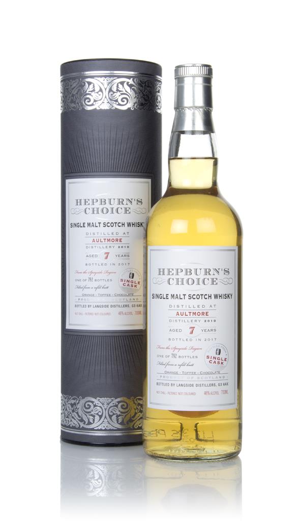 Aultmore 7 Year Old 2010 - Hepburn's Choice (Langside) Single Malt Whisky