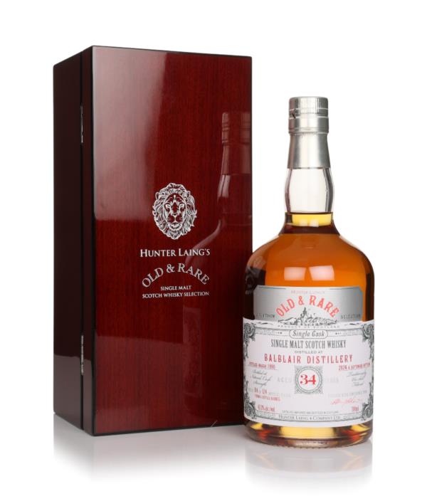 Balblair 34 Year Old 1990 - Old & Rare Platinum (Hunter Laing) Single Malt Whisky