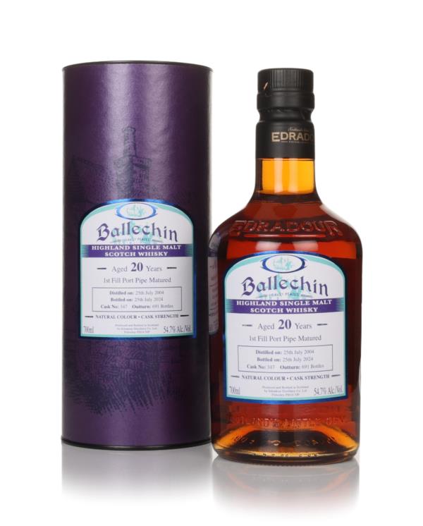 Ballechin 20 Year Old 2004 (cask 347) - Port Pipe Cask Single Malt Whisky