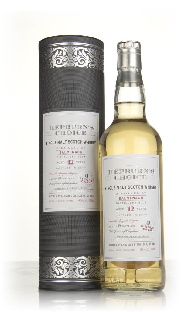 Balmenach 12 Year Old 2004 (bottled 2017) - Hepburn's Choice (Langside Single Malt Whisky