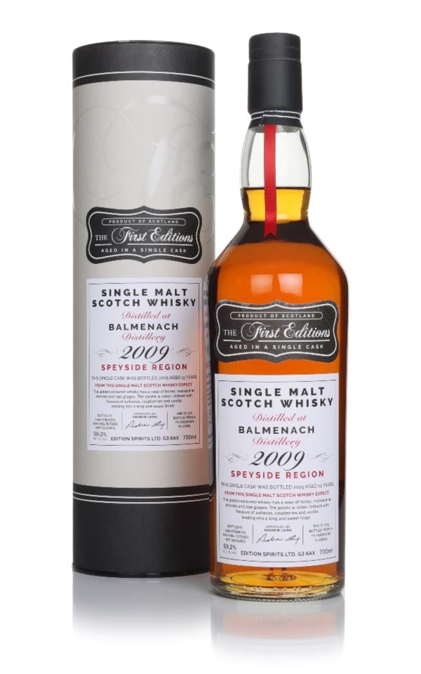 Balmenach 15 Year Old 2009 (cask 21861) - The First Editions (Hunter L Single Malt Whisky