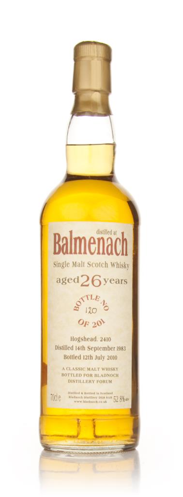 Balmenach 26 Year Old 1983 Cask 2410 (Bladnoch) Single Malt Whisky