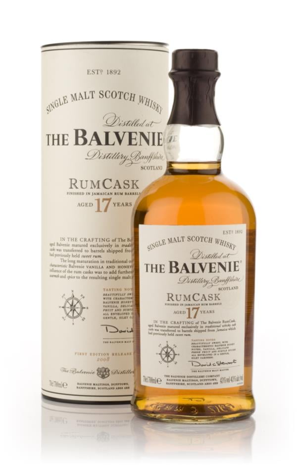Balvenie 17 Year Old Rum Cask Single Malt Whisky
