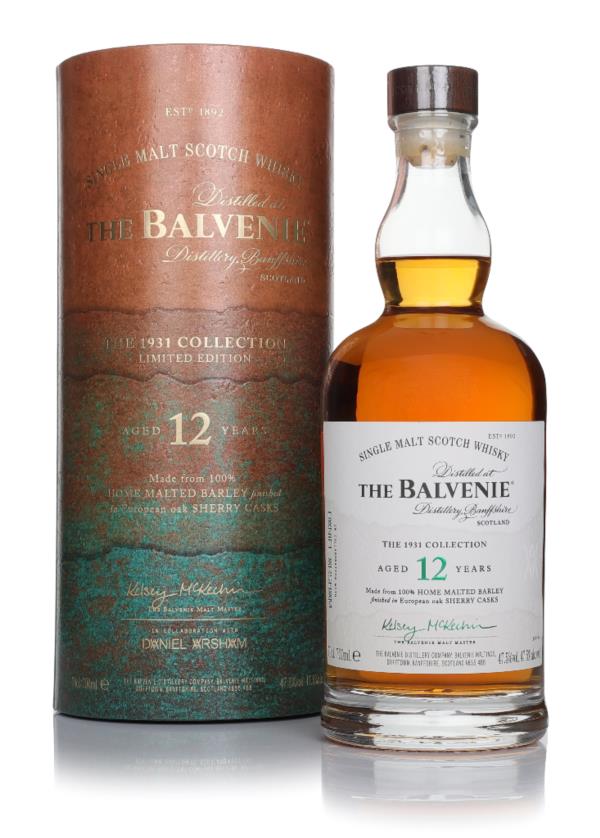 Balvenie 12 Year Old Home Malted 1931 Collection Limited Edition Speyside Single Malt Scotch Whisky 70cl