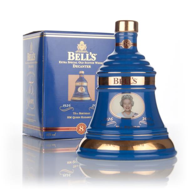 Bell's The Queen's 75th Birthday Decanter - 2001 Blended Whisky