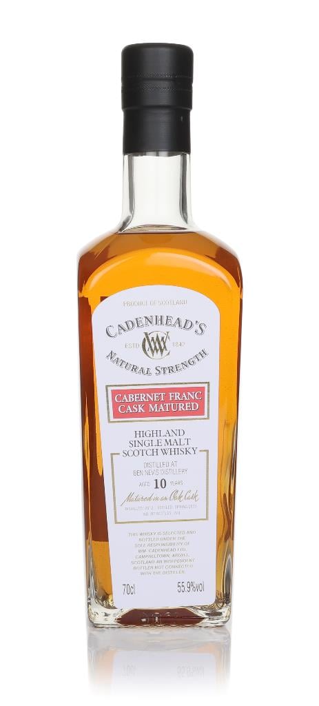Ben Nevis 10 Year Old 2012 - Cadenhead's Natural Strength Single Malt Whisky