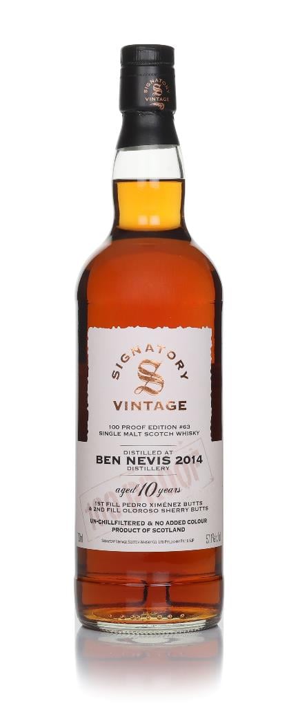 Ben Nevis 10 Year Old 2014 - 100 Proof Edition #63 (Signatory) Single Malt Whisky