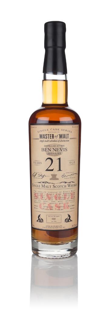 Ben Nevis 21 Year Old 1994 - Single Cask (Master of Malt) Single Malt Whisky