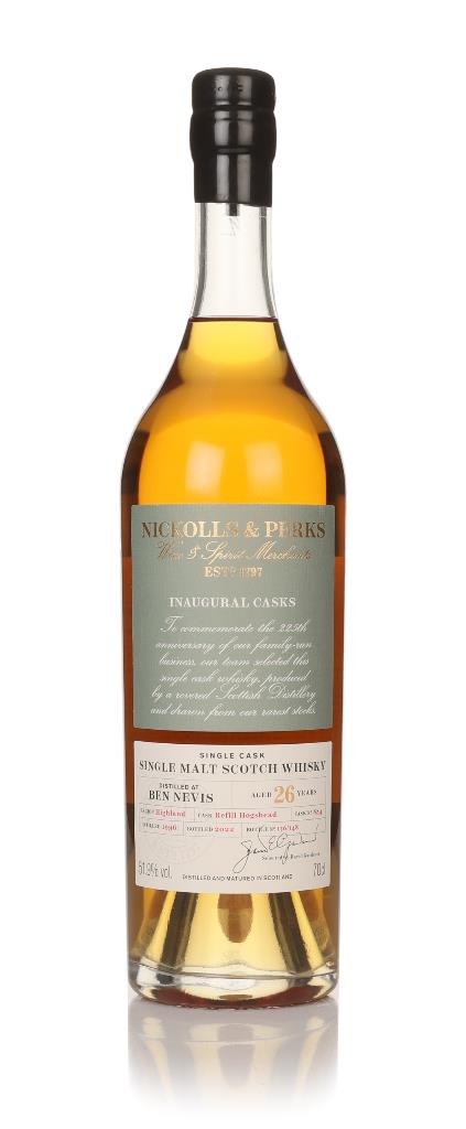 Ben Nevis 26 Year Old 1996 (cask 854) - Inaugural Casks (Nickolls & Pe Single Malt Whisky