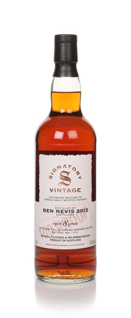 Ben Nevis 8 Year Old 2015 - 100 Proof Edition #5 (Signatory) Single Malt Whisky